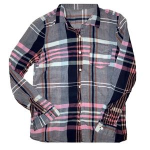 Plaid lightweight top